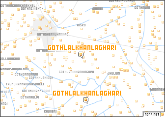 map of Goth Lāl Khān Laghāri