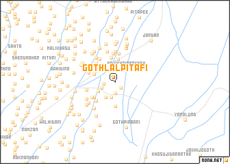map of Goth Lāl Pitāfi