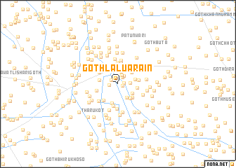 map of Goth Lālu Arāīn