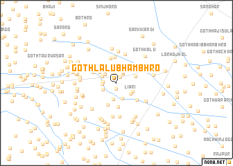 map of Goth Lālu Bhambhro