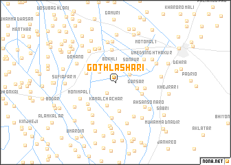 map of Goth Lashāri