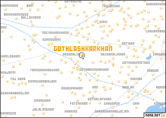 map of Goth Lashkar Khān