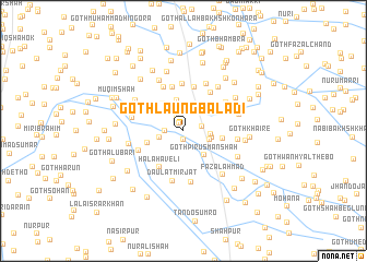 map of Goth Laung Balādi