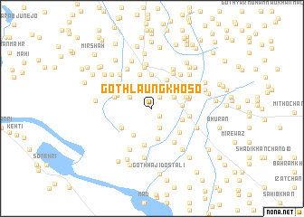 map of Goth Lāung Khoso