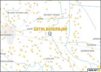 map of Goth Laung Rājar