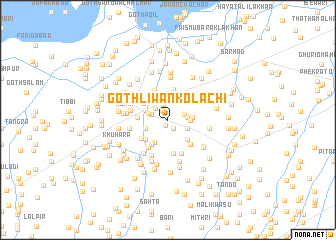map of Goth Liwan Kolāchi