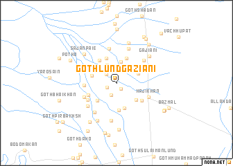 map of Goth Lund Gaziāni