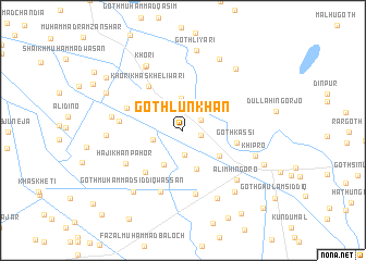 map of Goth Lūn Khān