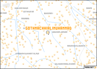 map of Goth Māchhi Ali Muhammad