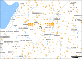 map of Goth Māhi Waggan