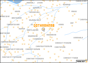 map of Goth Mahrāb