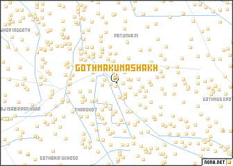 map of Goth Maku Mashākh