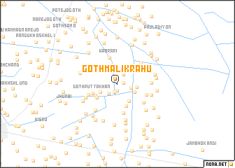 map of Goth Malik Rāhu