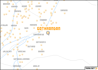 map of Goth Māndan