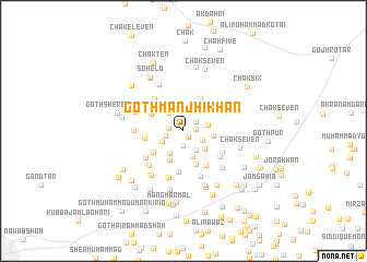 map of Goth Mānjhi Khān