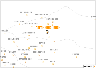 map of Goth Mārūbah