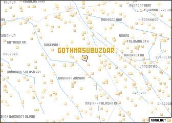 map of Goth Masū Buzdār