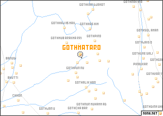 map of Goth Matāro