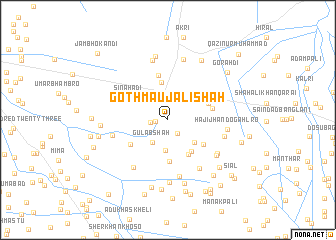 map of Goth Mauj Ali Shāh