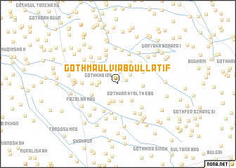 map of Goth Maulvi Abdul Latīf