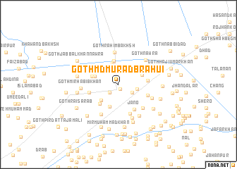 map of Goth Md Murād Brāhui