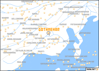 map of Goth Mehar