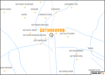 map of Goth Mehrāb