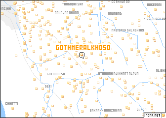 map of Goth Meral Khoso