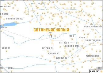 map of Goth Mewa Chāndia