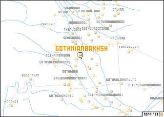 map of Goth Mian Bakhsh