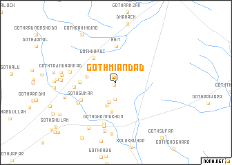 map of Goth Miān Dād