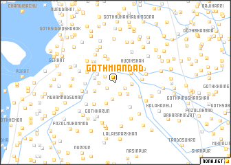 map of Goth Miān Dād