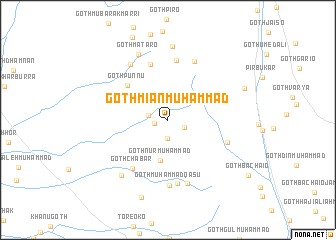 map of Goth Miān Muhammad