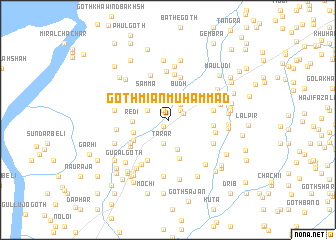 map of Goth Miān Muhammad