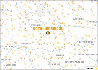 map of Goth Miān Said Ali