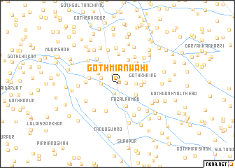 map of Goth Miān Wāhi