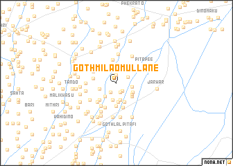 map of Goth Milāo Mullāne