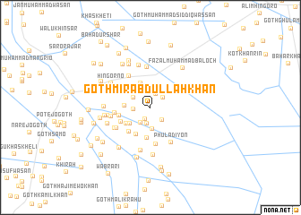 map of Goth Mīr Abdullāh Khān