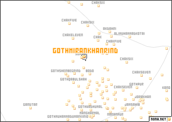 map of Goth Miran Khān Rind