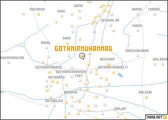 map of Goth Mīr Muhammad