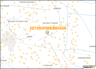 map of Goth Mīr Nabi Bakhsh