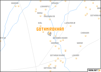 map of Goth Mīro Khān