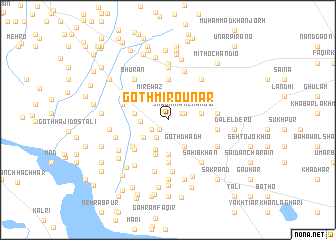 map of Goth Mīro Unar