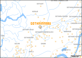 map of Goth Mīr Rabu