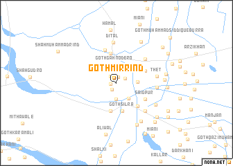 map of Goth Mīr Rind