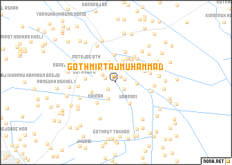 map of Goth Mīr Tāj Muhammad