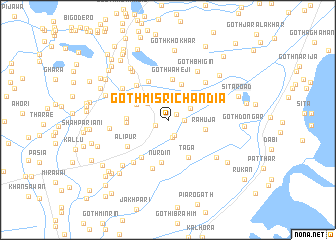 map of Goth Misri Chāndia
