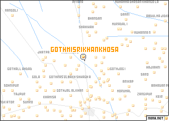 map of Goth Misri Khān Khosa