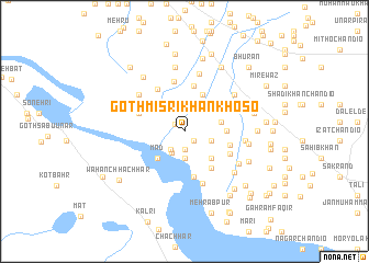 map of Goth Misri Khān Khoso