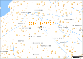 map of Goth Mitha Faqīr